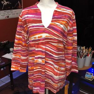 Ruby Rd. Tops - Ruby Rd. Blouse 3/4 length sleeves Ruby Rd. Tops - Ruby Rd. Blouse 3/4 length sleeves